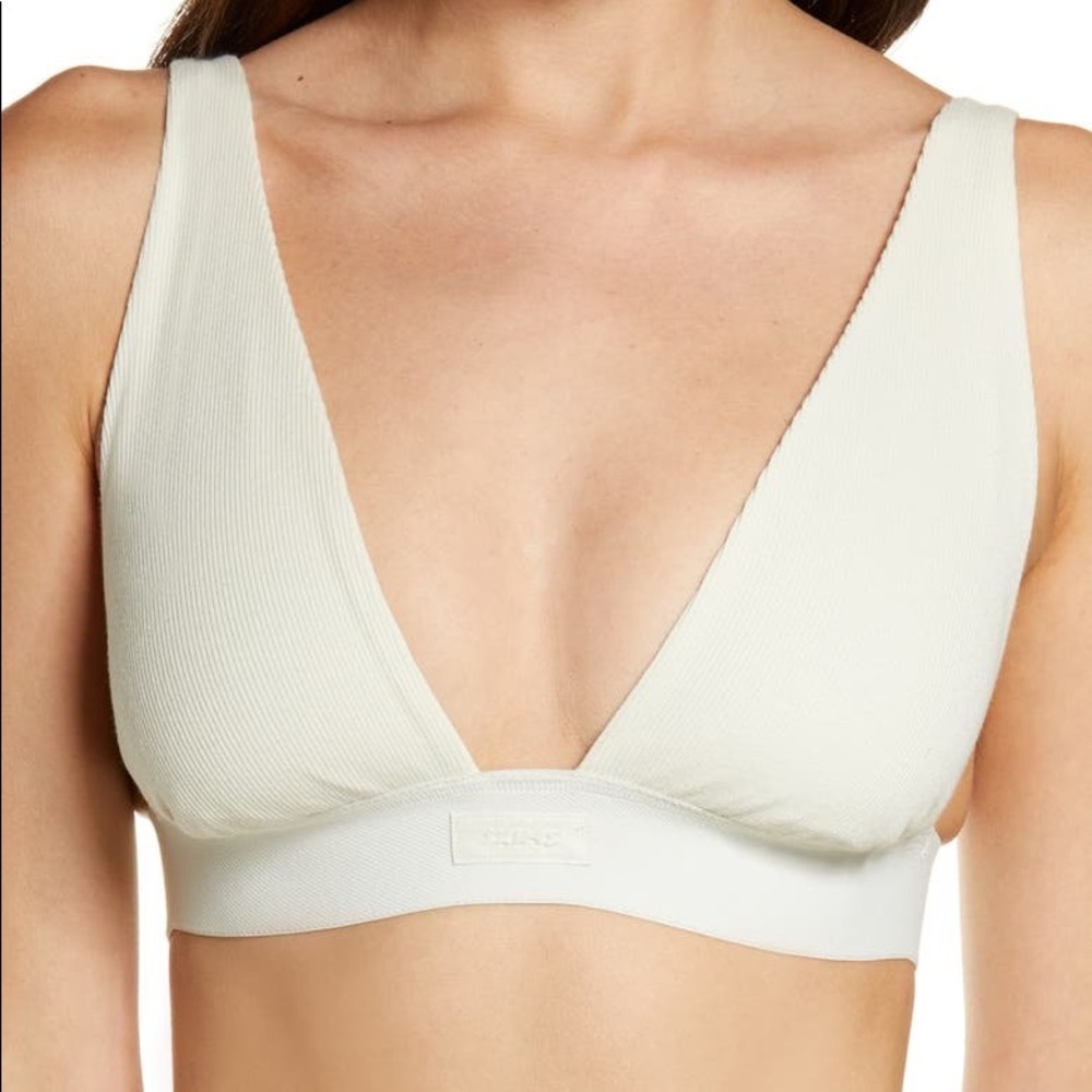 Skims cotton triangle bralette
